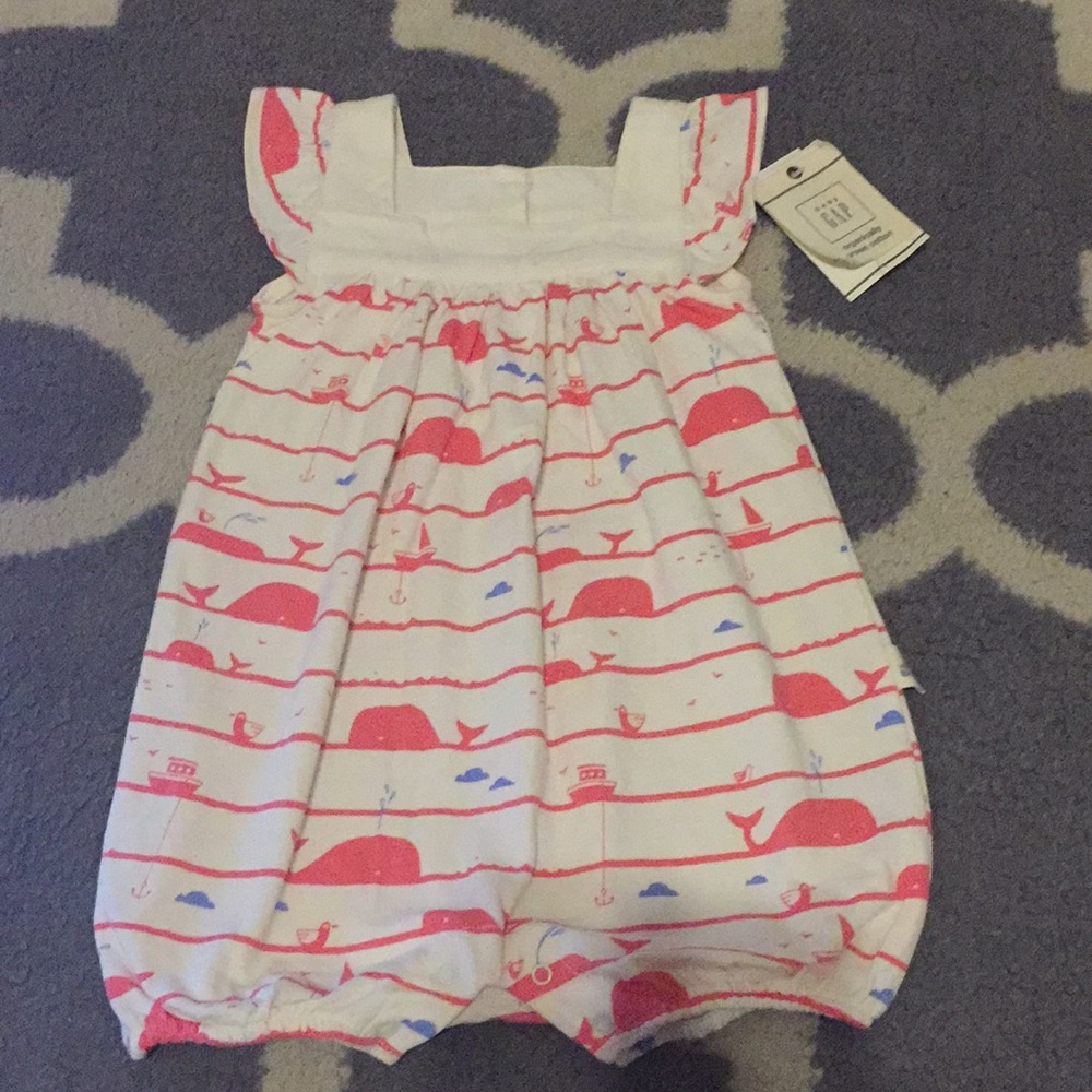Gap whale romper